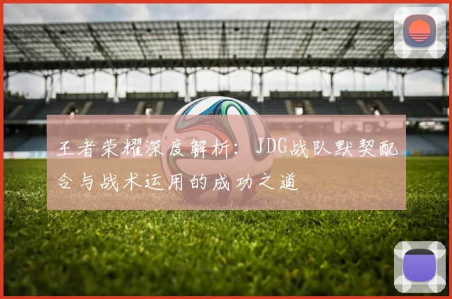 王者荣耀深度解析：JDG战队默契配合与战术运用的成功之道
